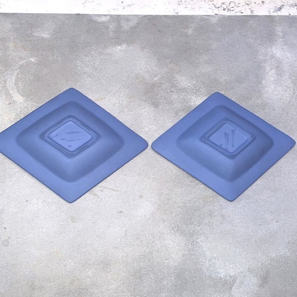 Pair of Wedgwood JasperWare Vintage Diamond shaped Trinket Dishes EUC Circa ‘59 - Picture 7 of 10